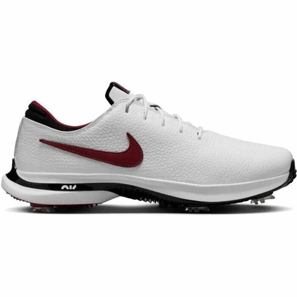 Size 13 Nike Air Zoom Victory Tour 3 Golf Shoes White Maroon DV6798-104 Men's